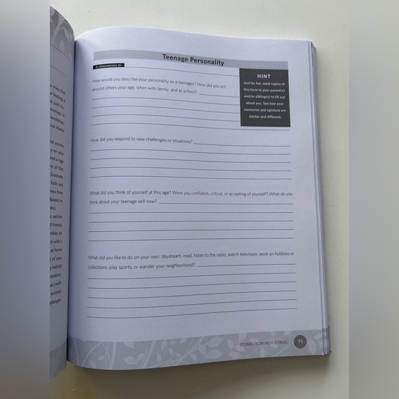 Brand New ‘Story of My Life’ Legacy Workbook by Sunny Jane Morton - Picture 5 of 9